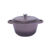 Lava Döküm 6X New Heritage Serisi Döküm Demir Tencere Tava Çeyiz Seti  Mor thumbnail 2