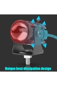 ASTRALED Beyaz / Sarı Renkli Universal Motosiklet Sis Farı Mini Spot Lens Led Far Uyumlu 1 Adet - 4