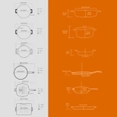 Lava Döküm 6x Trendy Serisi 8 Parça Tencere & Tava Seti  Turuncu thumbnail 6