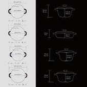 Lava Döküm 4X New Heritage Serisi Döküm Demir Tencere Seti  Siyah thumbnail 5