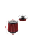 ASTRALED K&n Universal Açık Hava Filtresi Kırmızı 76 Mm - Performans Hava Filtresi - 1