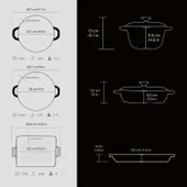 Lava Döküm 6X New Heritage Serisi Döküm Demir Tencere Tava Çeyiz Seti  Siyah thumbnail 6