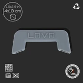 Lava Döküm Isı Dayanımlı Tencere Silikon Tutacak. (1set=2adet) Gri - 5