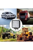 ASTRALED Kare Off Road Iş Makinesi Kamyon Traktör Projektör Çalışma Ve Sis Lambası 16 Led 48 W - 4