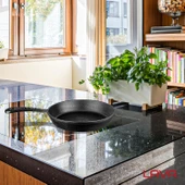 Lava Döküm Yuvarlak Kızartma Tavası Yekpare Saplı. Çap(Ø)20cm. thumbnail 7