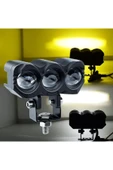 Beyaz Sarı  Motorsiklet Sis Farı Led Projektör 1 Adet - 5