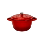 Lava Döküm 6X New Heritage Serisi Döküm Demir Tencere Tava Çeyiz Seti  Kırmızı thumbnail 2