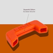 Lava Döküm Isı Dayanımlı Tencere Silikon Tutacak. (1set=2adet) Turuncu - 7