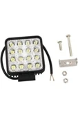 ASTRALED Kare Off Road Iş Makinesi Kamyon Traktör Projektör Çalışma Ve Sis Lambası 16 Led 48 W - 1