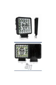 ASTRALED Kurukafa Lamba 16 Led Kare 2 Adet 12/24 Volt 7 Renk Yanar - 2