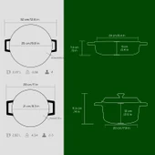 Lava Döküm 2x Trendy Serisi 5 Parça Tencere Seti  Yeşil thumbnail 4