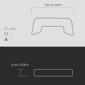 Lava Döküm Isı Dayanımlı Tencere Silikon Tutacak. (1set=2adet) Gri - 6