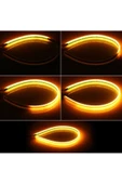 ASTRALED Selamlamalı Kayar Sinyalli Gündüz Farı Far Üstü 60CM Kayan LED Kayar Sinyal 2 Adet - 4