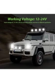 ASTRALED Off Road 14 Led 42 Watt Yuvarlak Traktör Tır Kamyon Tekne Sis Farı Projektör Çalışma Lambası thumbnail 5