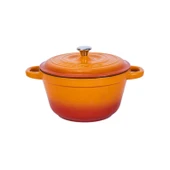 Lava Döküm 6X New Heritage Serisi Döküm Demir Tencere Tava Çeyiz Seti  Turuncu - 2