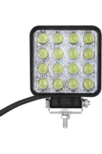 ASTRALED Kare Off Road Iş Makinesi Kamyon Traktör Projektör Çalışma Ve Sis Lambası 16 Led 48 W - 3