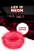 ASTRALED Araç Içi Kırmızı Torpido Ledi - Ip Neon Led - 5 Metre Neon Kırmızı - 1
