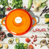 Lava Döküm Yuvarlak Tencere Döküm Demir Kapak New Heritage Serisi Çap(Ø)24cm.  Turuncu thumbnail 7