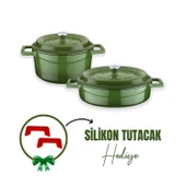 Lava Döküm 2x Trendy Serisi 5 Parça Tencere Seti  Yeşil thumbnail 1