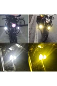 ASTRALED Beyaz / Sarı Renkli Universal Motosiklet Sis Farı Mini Spot Lens Led Far Uyumlu 1 Adet - 8