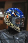 LS2 RAPID 2 RACE SPOX MAVİ-GRİ KASK - 6