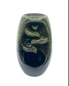 Geri Akışlı Buhurdanlık ve Tütsülük Seramik - Yeşil - 1