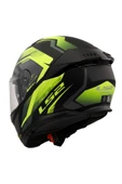 LS2 Stream 2 Fury Kapalı Kask Mat Siyah-gri-neon Sarı - 3