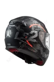 LS2 RAPID CIRCLE GRİ-TURUNCU KAPALI KASK thumbnail 2