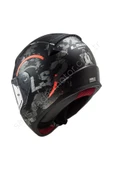 LS2 RAPID CIRCLE GRİ-TURUNCU KAPALI KASK thumbnail 1