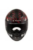 LS2 Rapıd 2 Kaıju Kapalı Kask Mat Siyah Kırmızı Beyaz - 3