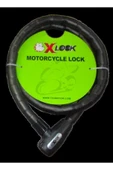 Forte GT XBYC 81902 2 Metre 25×2000 mm Halat Kilit Anahtarlı Yüksek Güvenlikli Motosiklet Kilidi - 2
