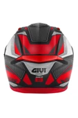 LS2 Gıvı 50.8 Brave Mat Siyah-tıtanıum-kırmızı Kask - 3