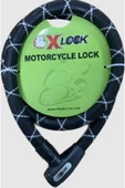 SARİSSA BİSİKLET XBYC 84905C 1,5 Metre Pvc Örme 12x1500mm Halat Kilit Anahtarlı Yüksek Güvenlikli Motosiklet Kilidi - 2