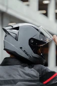 LS2 Rapıd 2 Race Nardo Gri Kask thumbnail 6