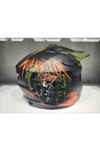 Sway KASK SWAY X1-X SEUL BLACK/GREY/TURUNCU ÇENE ÇIKAN - 3