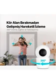 Ttec 2AGK04 Wizi Pro 2 Full HD 360° Tak Çalıştır Wi-Fi Akıllı Kamera - 4