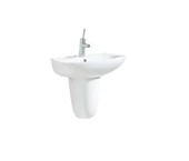 Creavit PA055 Pitta Yarım Ayaklı Lavabo 45X55 cm Beyaz - 1