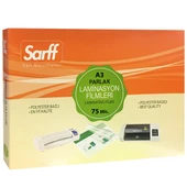 SARFF 75MIC LAMİNASYON FİLMLERİ - A3(426X303MM) - 100ADET - 2