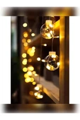 Ampul Top Perde Led Işık Dekoratif Dilek Topu Fişli Animasyonlu,Gün Işığı,Işıklı Top Led - 5