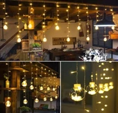 Ampul Top Perde Led Işık Dekoratif Dilek Topu Fişli Animasyonlu,Gün Işığı,Işıklı Top Led - 4