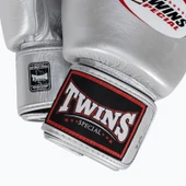 Twins BGVL3-SV Boks Eldiveni Gri Deri Muay Thai Eldiveni - 5
