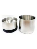 Paslanmaz Oto Küllük Dekoratif Küllük Metal Küllük Kokusuz Küllük 2 Adet - 3