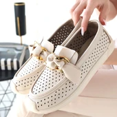 Pabucmarketi Bej Babet Kadın Ayakkabı - 4