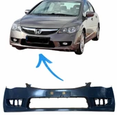 Civic honda fd6 ön tampon makyajlı tip - 3