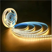 5 metre 240 LED/m şerit Led hortum 3000K gün ışığı beyaz kendinden yapışkanlı güçlü SMD2835 12V DC IP20 - 2