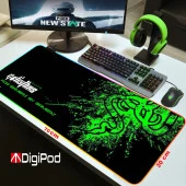 Digipod RGB oyuncu mousepad RGB Gaming oyuncu mouse pad kaymaz taban  70 x 30 thumbnail 3