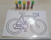 ANAOKULLARI İÇİN -KUM BOYAMA SETİ  .. 14 ADET TEK PAKET .. 5 ÇEŞİT RENK KUM. - 1