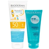Bioderma Photoderm Pediatrics Lait Spf 50+ 200 ml + ABC Derm Gel Moussant 200 ml - 1