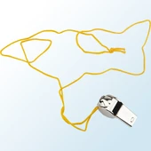Metal Düdük İpli - 1