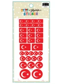 PUTI SHINE STICKER - TURK BAYRAGI 2 - 1